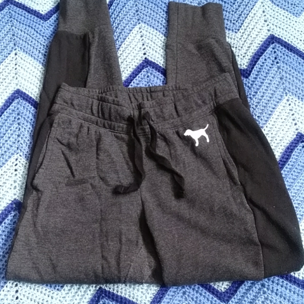 Pink jogger pants